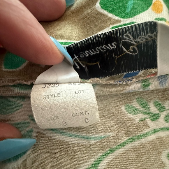 Vintage Herman Geist Midi Skirt Butterfly, Dragonfly & Floral Print 70’s Small-4 - Picture 12 of 16